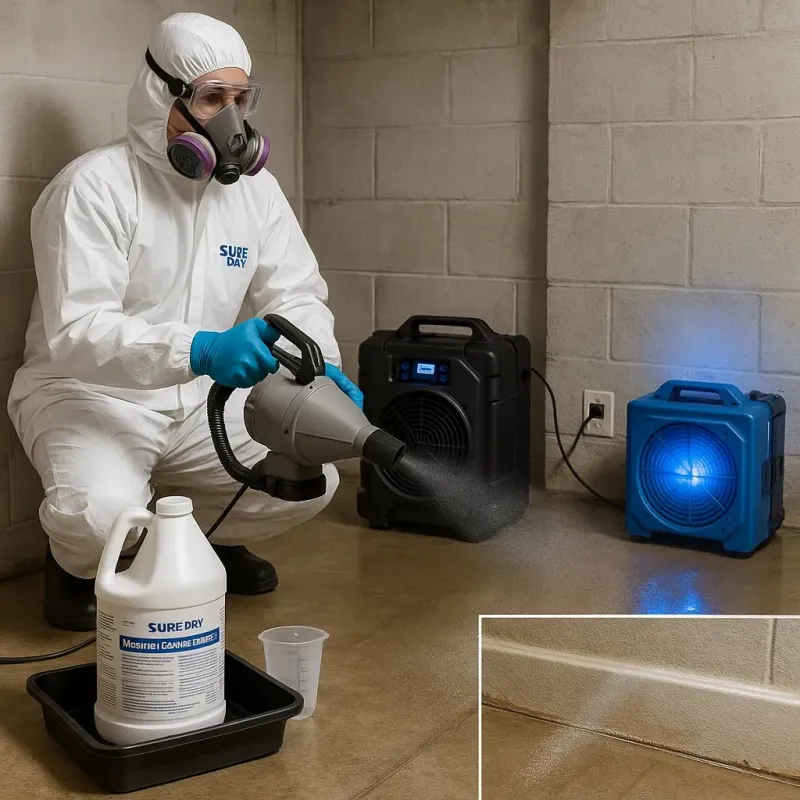 Sanitization and Odor Removal process in Quakertown, PA
