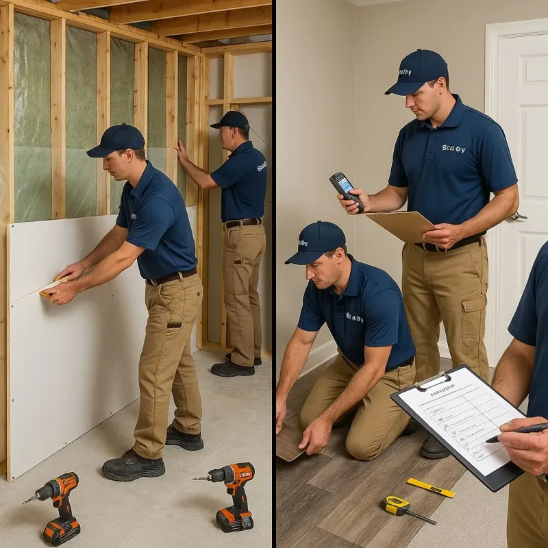 Repairs and Reconstruction process in Quakertown, PA