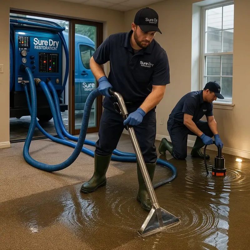 Water Extraction and Removal process in Quakertown, PA